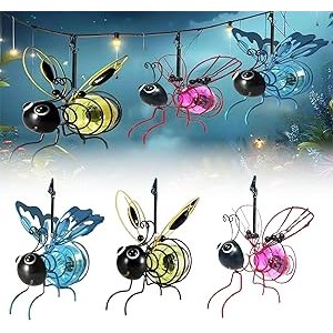 Jinful Solar Bee String Lights 2Pack 30LED