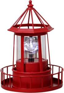 CALIDAKA LED Solar Lighthouse Garden Light