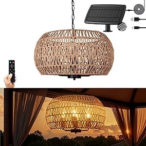 Airposta Solar Chandelier Outdoor Lights Boho