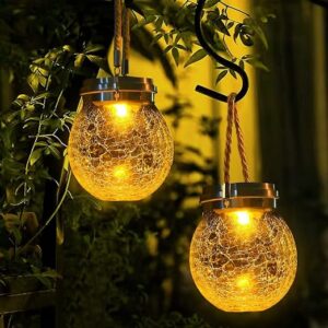 DBF Solar Globe Lanterns 4-Pack