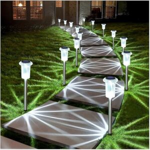 DenicMic Solar Lights Outdoor 10 Pack