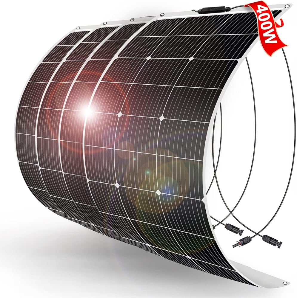Dokio 100W Semi-Flexible Solar Panel