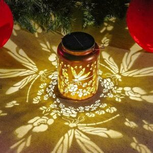 Solar Color-Changing Dragonfly Garden Light