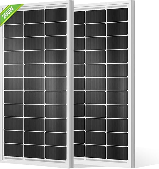 Eco-Worthy 100W 12V Monocrystalline Panel