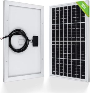 ECO-WORTHY 10W Monocrystalline Solar Panel