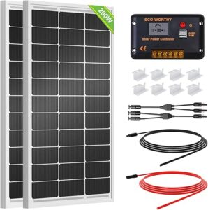 ECO-WORTHY 200W Solar Panel Kit with Controller
