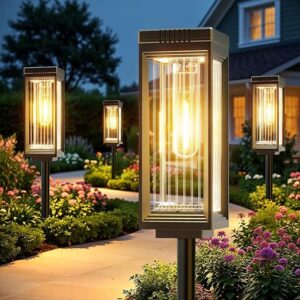 ELECLINK Solar Pathway Lights 8 Pack Upgraded