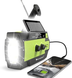 Emergency Crank Weather Radio with Solar