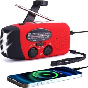 Emergency Radio with Bluetooth and Solar