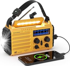 Emergency Weather Radio Five Power Sources