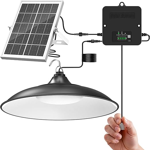HULPPRE 3000lm Solar Shed Light
