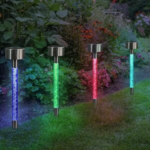 Exhart Decorative Bubble Garden Stakes 4-Pack