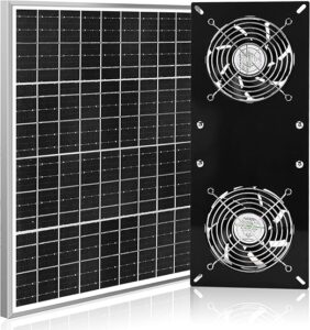 Fanspex 25W Solar Fan with 20000mAh Battery