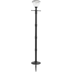 Gama Sonic Haven Solar Lamp Post Kit 74-Inch outdoor yard