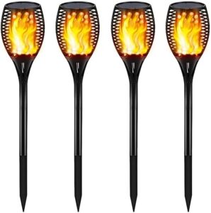 Gold Armour Solar Tiki Torch Lights 96 LED