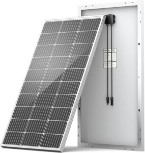 HQST 100W 12V Monocrystalline Solar Panel