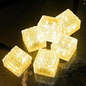 JACKYLED Solar Pathway Lights 10-Pack