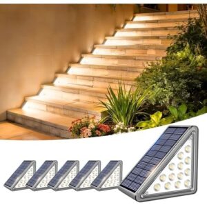 JEJOT Solar Step Light 6-Pack IP65