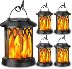 KOOPER Solar Lantern Outdoor Flickering Flame