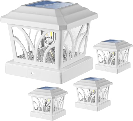 LeiDrail Solar Post Lights Aluminum