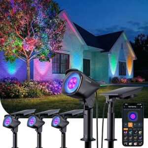 Linkind SL6C Solar Spotlights for Trees Outdoors