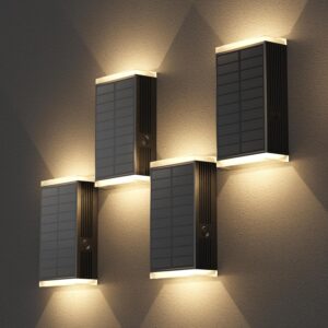 LITOM Solar Wall Light 120 LED Wide Angle