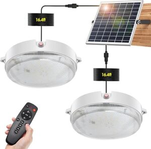 Malitupy 2-Pack Solar Chicken Coop Light