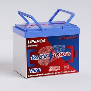 Marsenergy 12V 100Ah LiFePO4 Battery