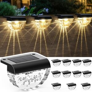 Melunar 12-Pack Solar Deck Lights