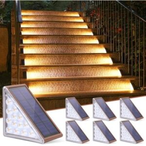 NIORSUN Outdoor Stair Lights 6-Pack IP67
