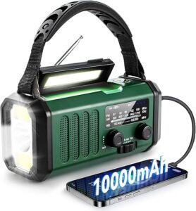 NOAA Emergency Weather Radio with Hand Crank and Solar