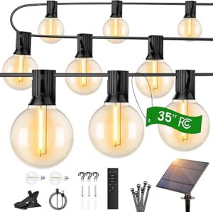 OHLUX Solar Patio Lights 30FT with Remote