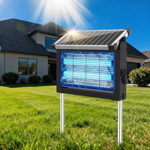 OnBeam Solar Bug Zapper with 10W Solar Panel
