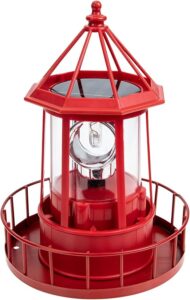 Operitacx Solar Lighthouse Outdoor Garden Ornament