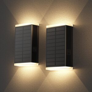 Otdair Solar Wall Light Modern Rectangle