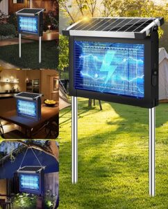 PhatroyYee Solar Mosquito Zapper 4500V (Amazon's Choice)