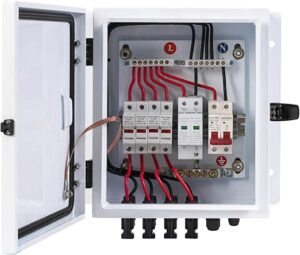 PV Combiner Box 4-String IP65 with Lightning Arrester