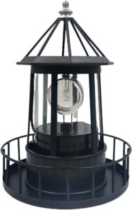 PXRJE Solar Lighthouse Premium Garden Ornament