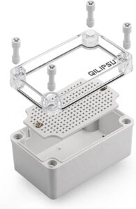 QILIPSU Junction Box 110x80x70mm Clear Cover