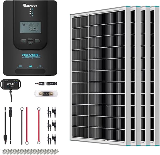 Renogy Premium 400W 12V Solar Kit with 40A MPPT Controller