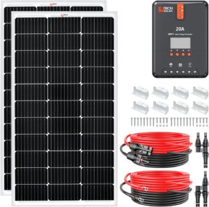 RICH SOLAR 200W MPPT Solar Kit
