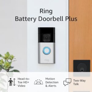 Ring Battery Doorbell Plus with Solar Charging