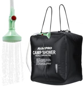 RISEPRO 10-Gallon Solar Shower Bag