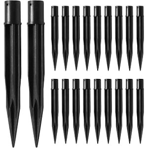 20PCS Solar Light Spikes Plastic Ground