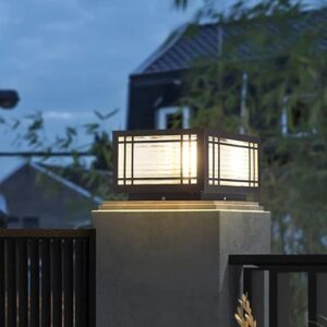 SLAWA Outdoor Post Cap Lights Modern Square