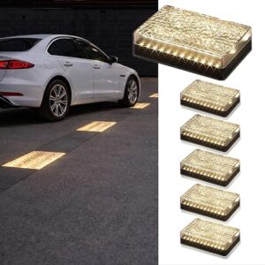 Solar Brick Lights Outdoor Waterproof (Set of 4)