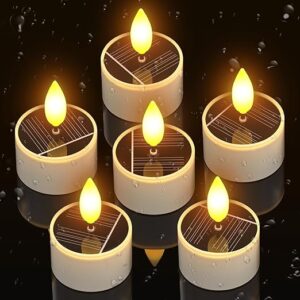 Solar LED Pillar Candle Outdoor Light