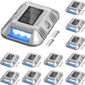 addlon Solar Dock Lights Marine 12 Pack 2CCT