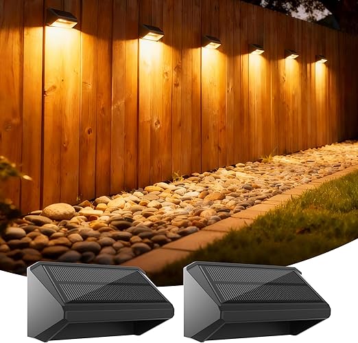 Otdair Solar Deck Lights with RGB