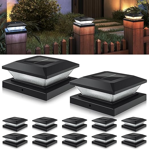 UniqueFire Solar Gutter Lights